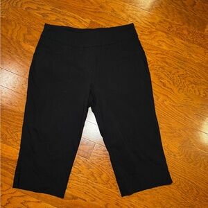 Ruby Rd. | Women’s Petite Black Capris Size 16P